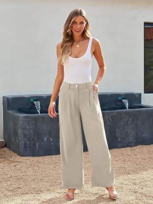 Pantalon Verdiana Beige1