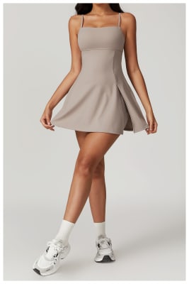 Vestido Deportivo Aurora Crema1