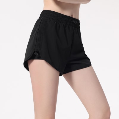 Shorts Dri-FIT Fiorella con Forro de Ropa Interior Negro1