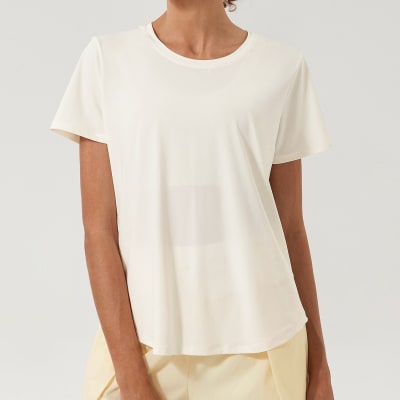 Polera Manga Corta Dri-Fit Blanco1