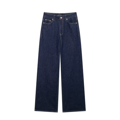 Jeans Wide leg Vélisse Azul Marino2