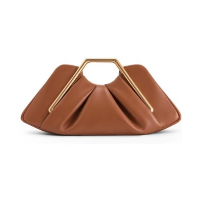 Bolso de Mano Mujer Elegante Camel Aitana1