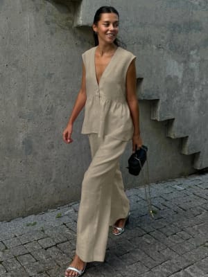 Conjunto Beige Mujer Alina2