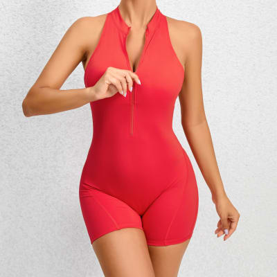 Body Jumpsuit Aitana Moldeador Cierre Rojo4