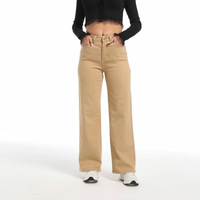 Jeans Recto Isadora Khaki1