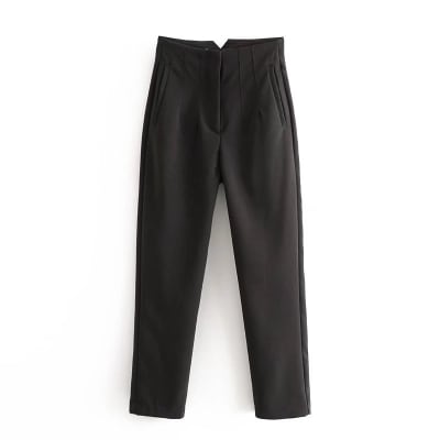 Pantalon Verona Tiro Alto  Negro1