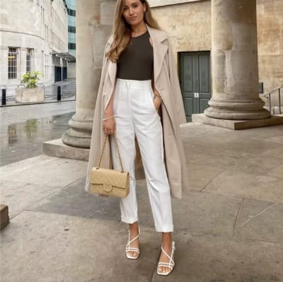 Pantalon Verona Tiro Alto Blanco Invierno1