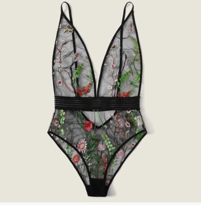 Body Enterito Encaje Floral1