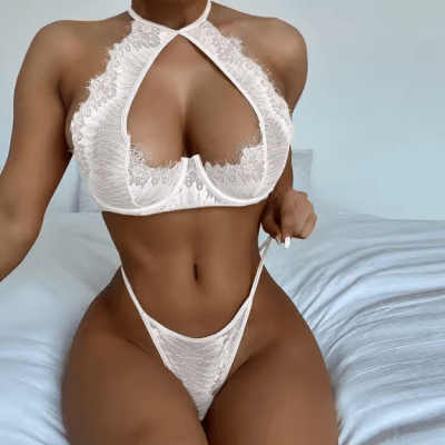 Set Lenceria Básica Blanca1