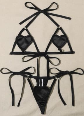 Set Lenceria Black Love1