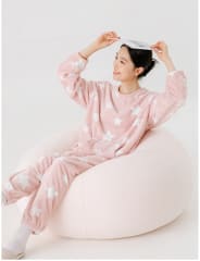 Pijama Rina Polar Rosado