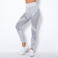 Leggings Ranurado Gris