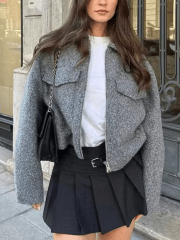 Chaqueta Anto de Lana Gris