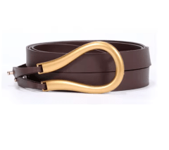 Correa de Muñeca con Hebilla de Metal Marron