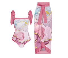 Traje De Baño Entero Aurora Rosa