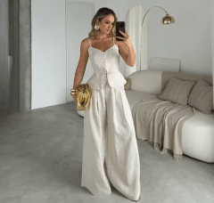 Conjunto Beige Mujer Siena