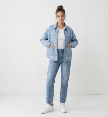 Chaqueta Denim Mujer Selene Celeste