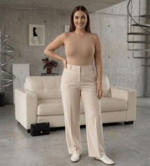 Body Beige Mujer Ajustado