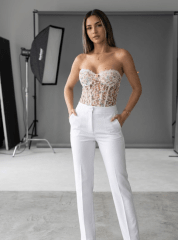 Corset Top Encaje Floricienta