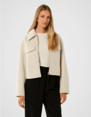 Chaqueta Lana Beige Anto Mujer Otoño Invierno