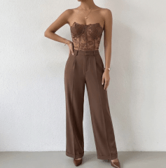Top lencero  Moscu Chocolate Mujer