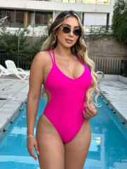 Traje de Baño Entero Trikini Yaque Fucsia