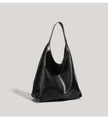 Bolso Hobo Mujer con Cartera Interior Negra Londres