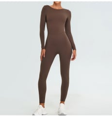 Enterito Moldeador Bacalar de Manga Larga Chocolate