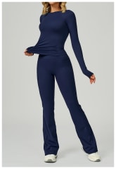 Conjunto Deportivo Mujer Chaqueta y Pantalón Azul Georgia