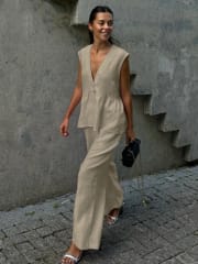 Conjunto Beige Mujer Alina