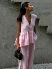 Conjunto Rosa Mujer Alina
