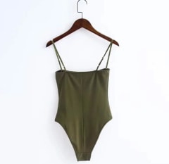 Body Básico Estándar Recto Unicolor