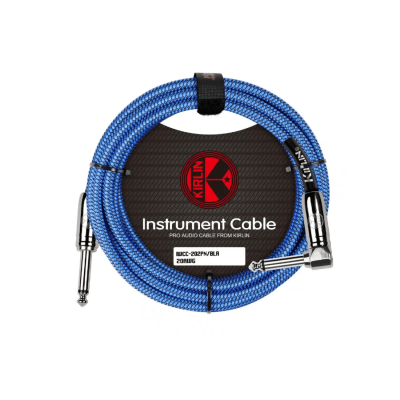 CABLE PLUG 6.3 mm  A 6.3 mm EN L 6 METROS TELA AZUL KIRLIN1