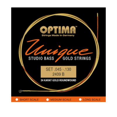 SET DE CUERDAS DE BAJO 5 CUERDAS OPTIMA UNIQUE 2409B1