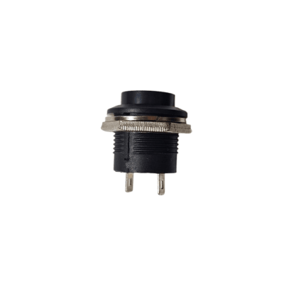 INTERRUPTOR PULSADOR CERRADO NEGRO 3A 250VAC 19MM1
