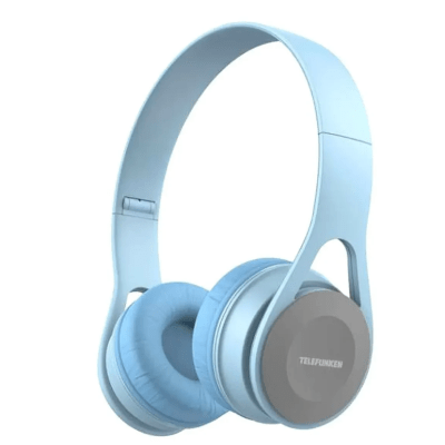 Auricular Plegable Telefunken Tf-h300 Over Ear Azul P1