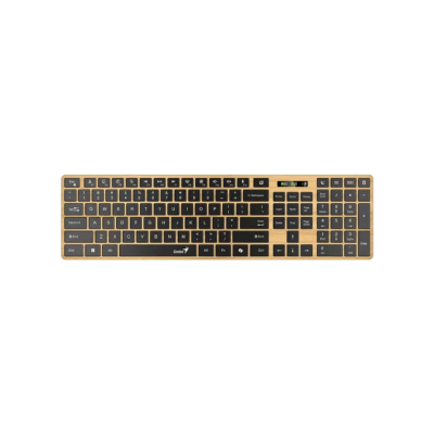 TECLADO INALÁMBRICO GENIUS SLIMSTAR 7250BT AI PINE WOOD1