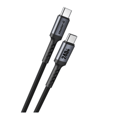 Cable de Carga Rápida USB-C a USB-C Master-G 240W 1 Metro1