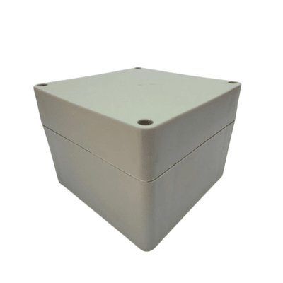 CAJA PLASTICA PARA PROYECTOS 120X120X90 mm. BLANCA1