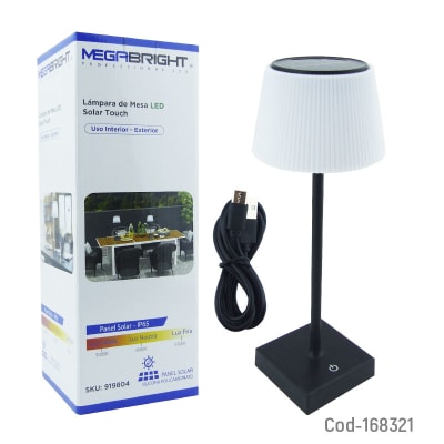 LAMPARA DE MESA RECARGABLE Y SOLAR1