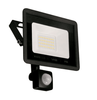 PROYECTOR O REFLECTOR  DE AREA 30 WATTS CON SENSOR DE MOVIMIENTO1