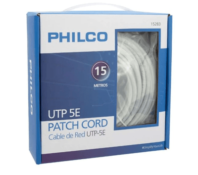 CABLE DE RED PHILCO CATEGORIA 5E 15 METROS1