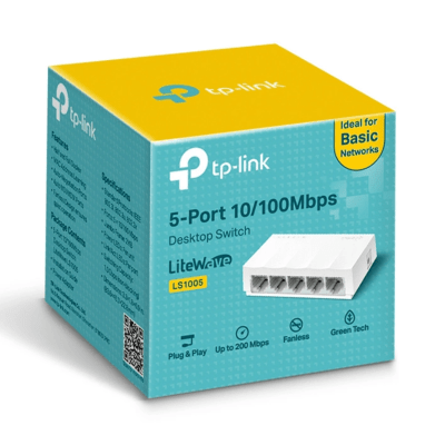 TP-Link 5-Port 10/100Mbps Desktop Switch (LS1005)1