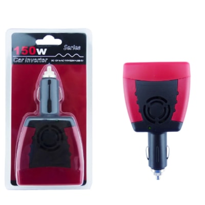 INVERSOR DE VOLTAJE 12 A 220 VOLTS 150 WATTS1