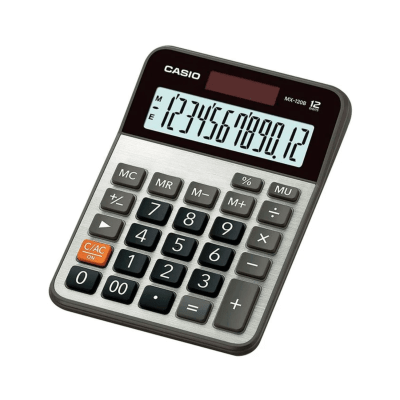 CALCULADORA OFICINA CASIO MX-120 SOLAR1