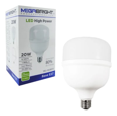 AMPOLLETA HIGH POWER 20 WATTS 6500 K MEGABRIGHT1
