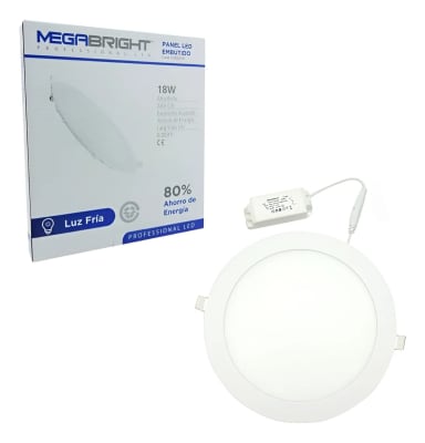 PANEL LED 18W EMBUTIDO REDONDO1
