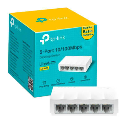 SWITCH 5 PUERTOS TP-LINK LS1005 10/100 Mbps1