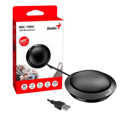 MICROFONO GENIUS DE CONFERENCIA OMNIDIRECCIONAL MIC-100U1