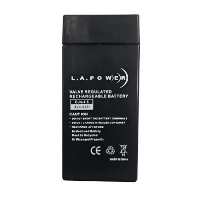 Bateria 4 Vol 4.5 Ah La Power Ideal Para Balanzas Cj4-4.51